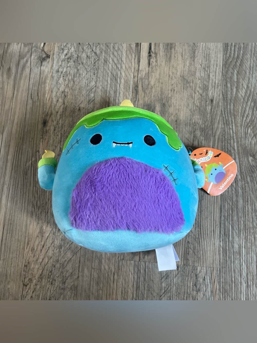 Squishmallows Valentino 8" Zombie Candelabra Plush NWT Halloween